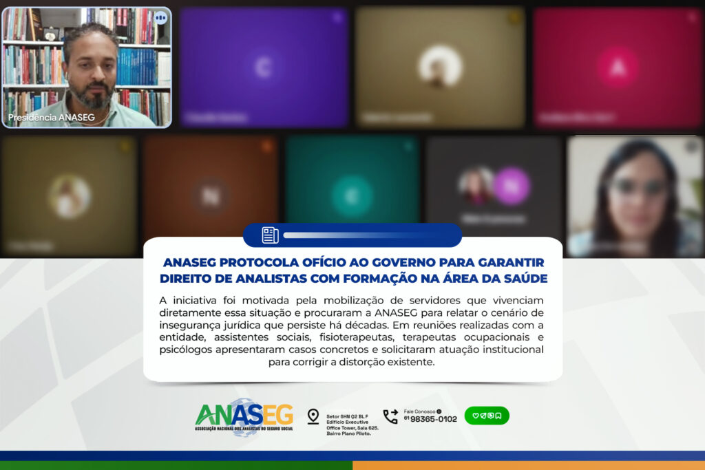 ANASEG protocola ofício ao Governo pra garantir direito de Analistas com formação na área da saúde